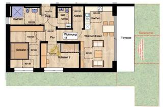 Wohnung kaufen in Siebenkniestraße, 71540 Murrhardt, Barrierefreie 3-Zimmer-Neubauwohnung mit persönlichem Gartenteil & Terrasse