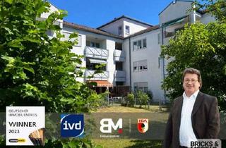 Wohnung kaufen in 86368 Gersthofen, Sehr gepflegte 3-Zimmer-Wohnung mit Süd-Loggia und durchdachtem Grundriss