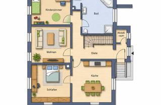 Wohnung kaufen in 68647 Biblis, 3-Zimmer-Erdgeschosswohnung in Biblis-Nordheim