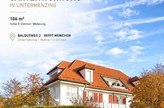 Wohnung mieten in Baldusweg, 80997 München, Wohnen im Grünen: Helle Gartenwohnung für Familien – befristet verfügbar