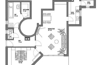 Wohnung mieten in 74376 Gemmrigheim, Gemmrigheim: 2,5-Zimmer-Wohnung im Hanggeschoss