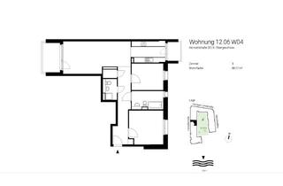 Wohnung mieten in Honsellstraße 20, 60314 Ostend, 3 Zimmer Wohnung mit EBK