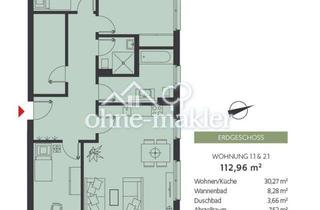 Wohnung kaufen in Straße Am Berg 19, 18182 Bentwisch, 4 Zimmer Wohnung im EG mit Terrasse und Garten - Barrierefrei- im Bergquartier Bentwisch