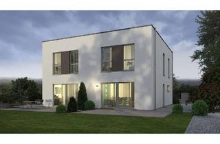 Haus kaufen in 59379 Selm, Puristisches Doppelhaus im Flachdach Design - Zusammen wohnen - Kosten Teilen