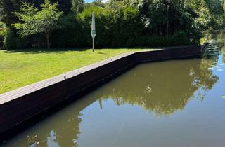 Grundstück zu kaufen in Herweghstraße, 15537 Erkner, idyllisches Wassergrundstück mit Hafen, zur Bebauung bis zu 4 WE, pos. Bauvorbescheid vorhanden!
