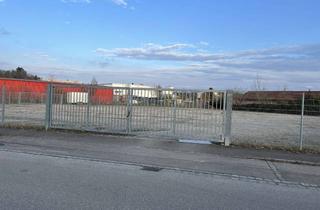 Gewerbeimmobilie mieten in Carl Zeiss - Str., 86470 Thannhausen, Gewerbefläche in Thannhausen: 3.900qm eingezäunte Verkaufs - Lagerfläche