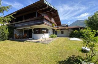 Haus kaufen in 83246 Unterwössen, Luxuriöses Landhaus (DHH) *** 3 Bäder, offener Kamin, Sauna, Schwimmbad und großer Garten in Toplage