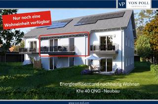 Wohnung kaufen in 93483 Pösing, Nachhaltige und energieeffiziente 2-Zimmer Neubauwohnung mit gehobener Ausstattung, Balkon, 2 Carportstellplätzen und PV-Anlage