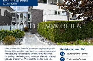 Wohnung kaufen in 33739 Jöllenbeck, Moderne Terrassenwohnung mit Gartenanteil in Bielefeld - Jöllenbeck