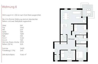 Wohnung kaufen in Heubacher Straße 110, 73560 Böbingen, *** 4,5 Zi.-Wohnung Nr. 6 Neubau - Natur pur ***