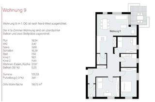 Wohnung kaufen in Heubacher Straße 110, 73560 Böbingen, *** 4,5 Zi.-Wohnung Nr. 9 Neubau - Natur pur ***