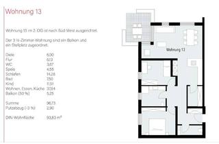 Wohnung kaufen in Heubacher Straße 110, 73560 Böbingen, *** 3,5 Zi.-Wohnung Nr. 13 Neubau - Natur pur ***