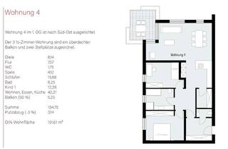 Wohnung kaufen in Heubacher Straße 110, 73560 Böbingen, *** 3,5 Zi.-Wohnung Nr. 4 Neubau - Natur pur ***