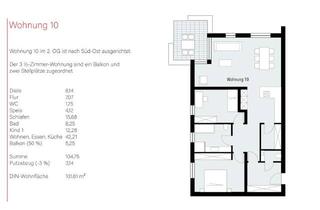 Wohnung kaufen in Heubacher Straße 110, 73560 Böbingen, *** 3,5 Zi.-Wohnung Nr. 10 Neubau - Natur pur ***