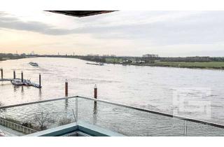 Wohnung mieten in 40789 Monheim, Exklusive 3-Zimmer-Wohnung mit spektakulärem Rheinblick direkt am Geysir!