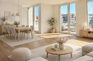 Wohnung mieten in Bärenbleek 4B, 30539 Bemerode, Neubau-Gebiet Hannover KRONSRODE: Einbauküche, gr. Süd-Balkon, Fußbodenheizung, Gäste-Bad, TG, Kellr
