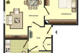 Wohnung mieten in Harkortstraße 19, 59423 Unna, 2-Zimmer-Wohnung in Unna Süd - mit Laminatboden