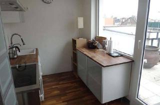 Wohnung mieten in Gerresheimerstraße 49, 40211 Stadtmitte, Voll möbliertes, helles & ruhiges Dachterrassen-Studio in der Stadtmitte