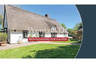 Haus kaufen in 25492 Heist, Historisches Reetdachhaus mit großem Grundstück und eigenem Wald zum Kauf in Heist - Wentzel Dr.