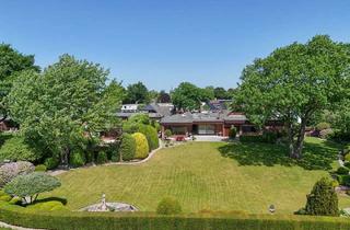 Villa kaufen in 25336 Elmshorn, Unternehmer Villa mit 2.682m² parkähnlichem Garten am Liether Forst mitBlick über die Felder