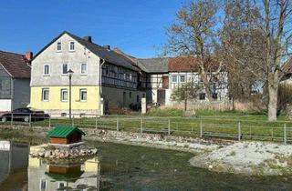 Bauernhaus kaufen in Ortsstraße 10, 07389 Grobengereuth, sanierungsbedürftiges Bauernhaus mit teilsanierten Nebengebäude, Teich und großem Grundstück