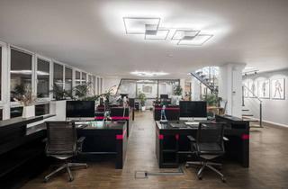 Büro zu mieten in Boxhagener Straße 16, 10245 Friedrichshain, 530 m² Büro in der Alten Pianofabrik über 2 Etagen im DG