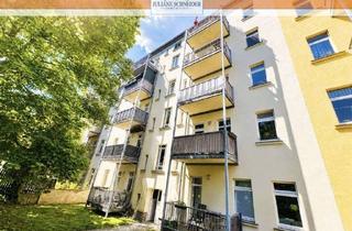 Wohnung kaufen in 04318 Anger-Crottendorf, Charmante Altbauwohnung mit sonnigem Balkon & Weitblick – vermietete Kapitalanlage in Leipzig