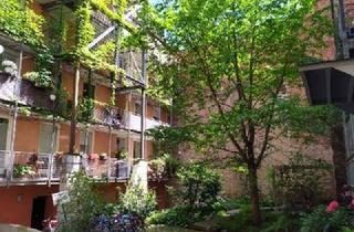 Wohnung mieten in Hochstraße XX, 90429 Nürnberg, Nürnberg Rosenau Hochstrasse, 1-Zi-Studio (RG), 47 qm, Süd-Balkon, grüner Innenhof, hell, ruhig,EBK