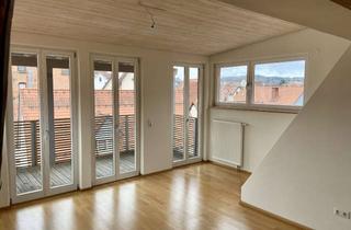 Wohnung mieten in Salzgasse 16, 72525 Münsingen, Gepflegte Maisonette-Wohnung mit Balkon und EBK in Münsingen