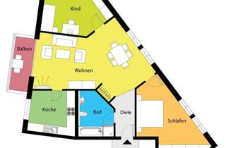 Wohnung mieten in 01877 Bischofswerda, Verlockende Familienwohnung mit zwei Balkon... Bad mit Wanne und Dusche!
