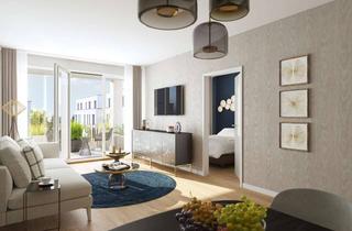 Wohnung kaufen in Gartenstraße 10, 71679 Asperg, Neubau Eigentumswohnung zum Kauf: 3 Zimmer, 2 Bäder, Balkon – Nachhaltige Bauweise mit EH40+QNG