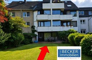 Wohnung kaufen in 47877 Willich, Provisionsfrei! Anrath: Gepflegte 3 Zi.-EG-Whg., ca. 89 m² Garten, Erdwärme,Effkl. B, EBK&Stellplatz