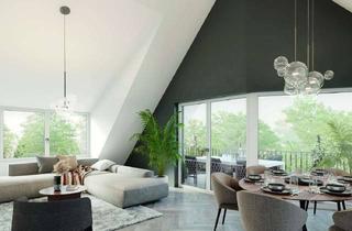 Penthouse kaufen in 70734 Fellbach, Penthouse-Traum mit offenem Giebel: Repräsentatives Wohnen auf 102 m²