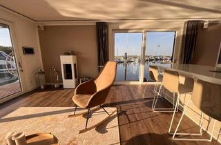 Wohnung kaufen in 13505 Konradshöhe, LUXUS Hausboot - 3 Etagen - 100m² Wohnen + 120 m² SONNENTERRASSE - Kamin, Kino, komplett individuell