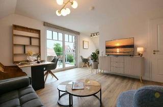 Wohnung kaufen in 26465 Langeoog, Watt’n Kiek! Stilvolle Ferienwohnung über den Dächern Langeoogs