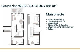 Wohnung mieten in Poststraße, 08451 Crimmitschau, +++sanierte Maisonette 4-Zimmer-Wohnung (WE12)/ Balkon/ Aufzug+++