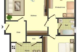 Wohnung mieten in Gedächtnisstraße, 59192 Bergkamen, 3-Zimmer-Wohnung in Bergkamen City zu besichtigen, mit Neuen Bad