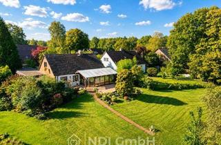 Haus kaufen in 24576 Hitzhusen, Naturparadies mit eigenem Teich und direktem Zugang zur Bramau – ein außergewöhnliches Anwesen
