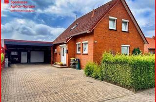 Einfamilienhaus kaufen in 26529 Upgant-Schott, Gemütliches Einfamilienhaus auf großem Grundstück mit Garage, Carport und PV-Anlage in Upgant-Schott