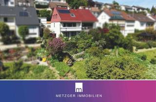 Doppelhaushälfte kaufen in 73630 Remshalden, Doppelhaushälfte mit unverbaubarem Weitblick ins Remstal & tollem, großem Garten