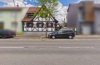Haus kaufen in 76661 Philippsburg, Charmantes Fachwerkhaus in Huttenheim mit Schuppen und Garten
