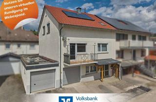 Doppelhaushälfte kaufen in 72393 Burladingen, Schöne Doppelhaushälfte mit zwei Garagen + Balkon