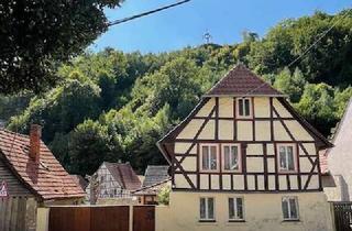 Haus kaufen in Questenberger Dorfstraße 17, 06536 Questenberg, sanierungsbedürftiges Fachwerkhaus sucht neue Familie - provisionsfrei