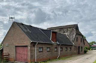 Bauernhaus kaufen in 27804 Berne, Sanierungsbedürftiges Reetdach-Bauernhaus mit Nebengebäude und Weidefläche!