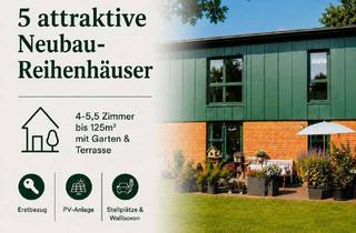 Haus mieten in Segeberger Str. 59, 24539 Gadeland, Neubau-Erstbezug: 5 Zimmer Reihenhaus, 110 m², Garten, Terrasse, Wallbox in Neumünster-Gadeland