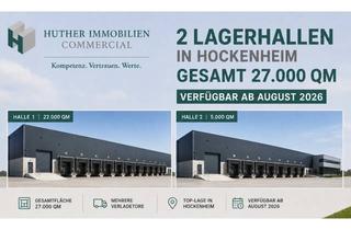 Gewerbeimmobilie mieten in 68766 Hockenheim, Lagerhallen zum Vermieten