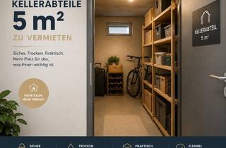Gewerbeimmobilie mieten in 94032 Passau, Lagerfläche gesucht? Kellerabteile ab 5 m² verfügbar