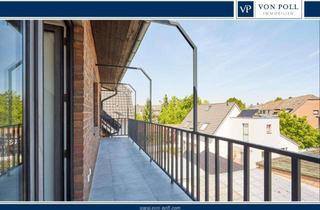 Wohnung kaufen in 40593 Urdenbach, Lichtdurchflutetes Maisonette-Feeling mit Echtholzparkett und großem Balkon