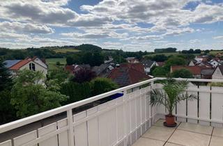Penthouse kaufen in Am Schlüsselacker, 36041 Fulda, Penthouseähnliche Wohnetage mit hoher Privatsphäre über den Dächern von Maberzell