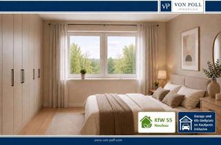 Wohnung kaufen in 93413 Cham, Moderne Gartenwohnung mit Terrasse im KfW 55 Neubau inklusive Garage und KFZ-Stellplatz in Cham